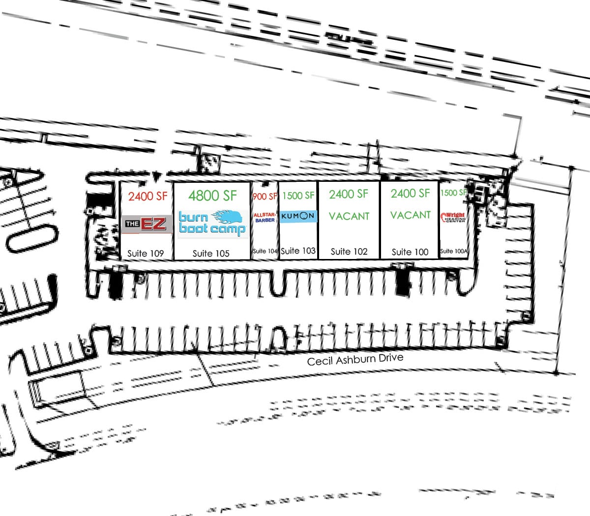 2030 Cecil Ashburn Dr SE, Huntsville, AL à louer Plan de site– Image 1 sur 1