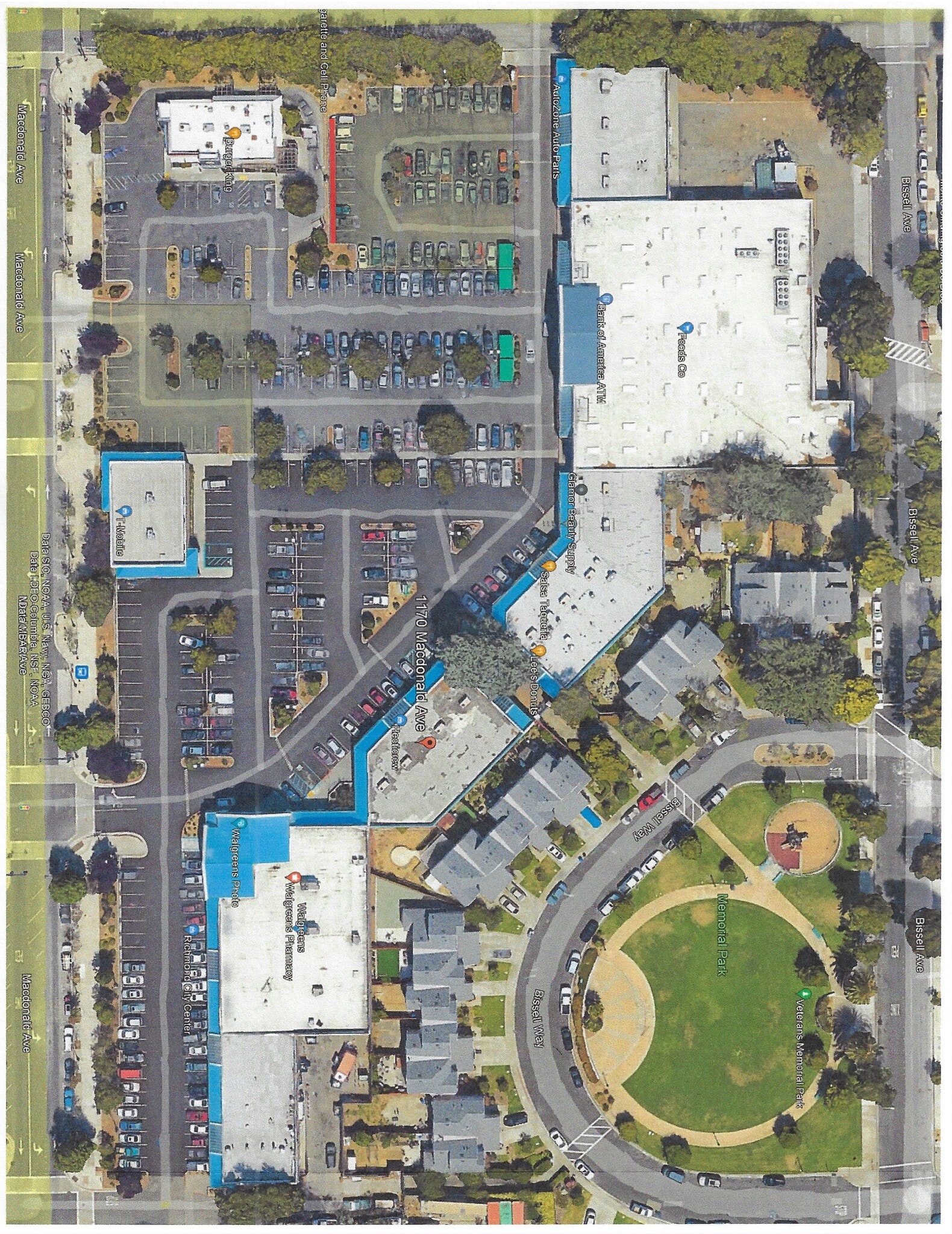 1190-1350 Macdonald Ave, Richmond, CA à louer Plan de site– Image 1 sur 2