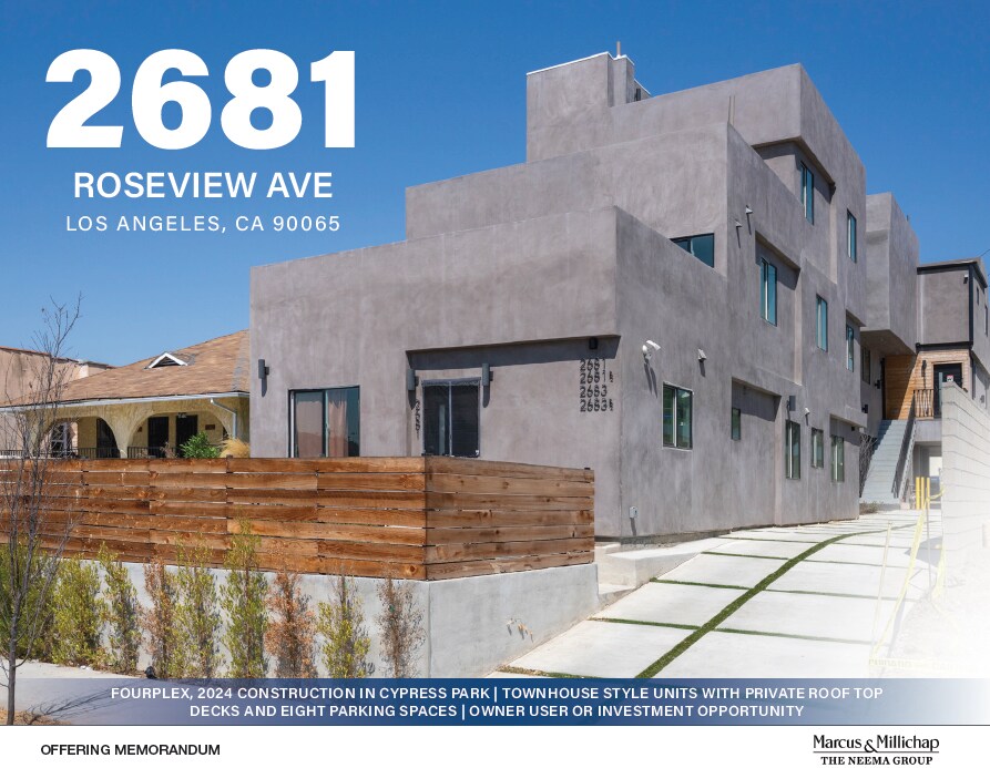 2681 Roseview Ave, Los Angeles, CA à vendre Photo principale– Image 1 sur 22