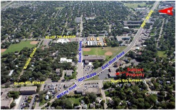 504-516 E River Rd, Anoka, MN - Vue aérienne vue de carte
