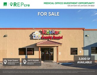 Plus de détails pour 1275 Anthony Dr, Anthony, NM - Bureau à vendre