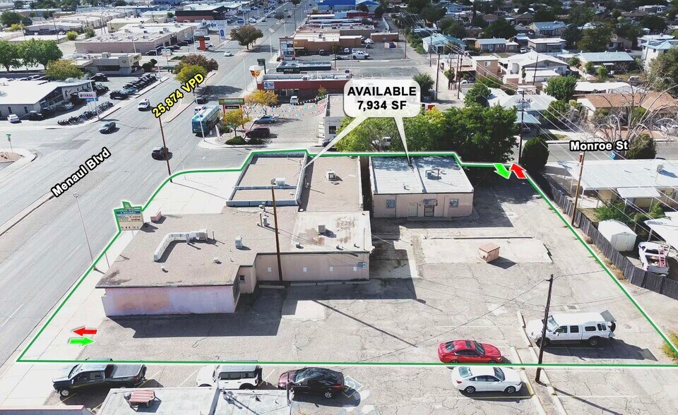 4801-4805 Menaul Blvd NE, Albuquerque, NM à vendre - Photo de l’immeuble – Image 3 sur 6