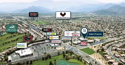 44125 Jefferson St, La Quinta, CA - Vue aérienne  vue de carte