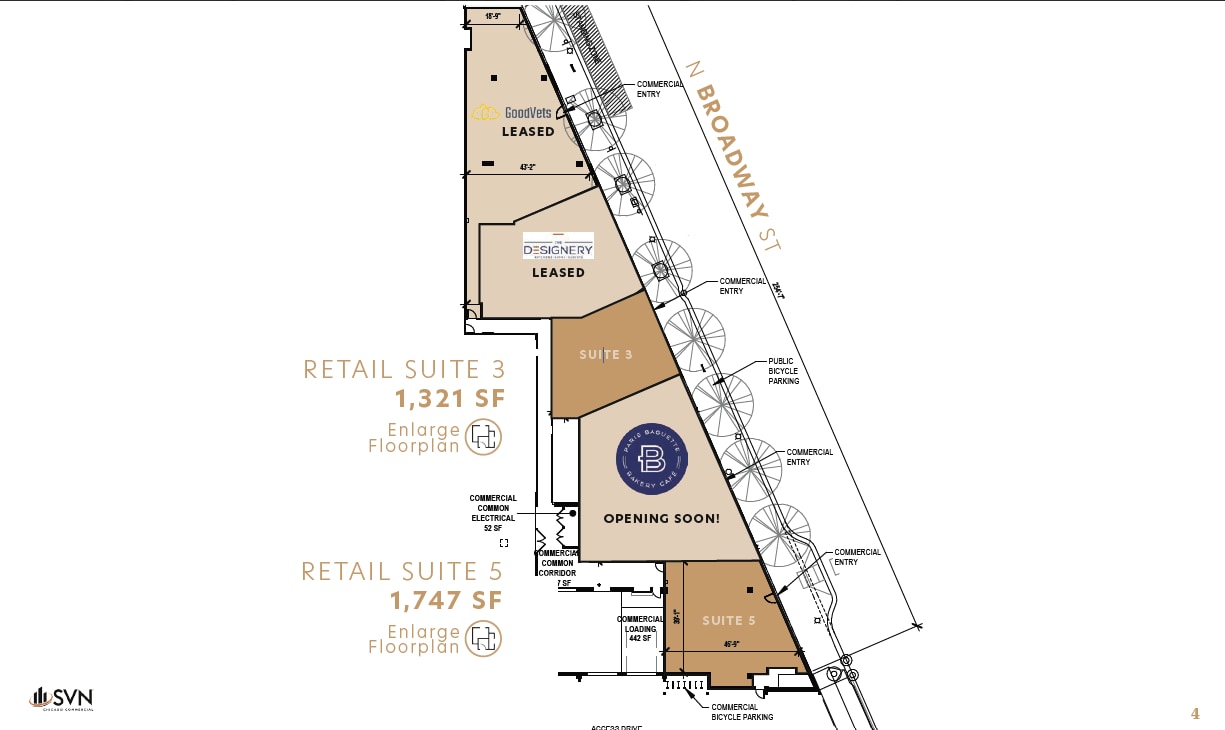 3460 N Broadway St, Chicago, IL à louer Plan d’étage– Image 1 sur 1