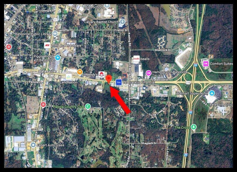 624 Hwy 6/Mississippi 278, Batesville, MS à vendre - Photo de l’immeuble – Image 2 sur 33