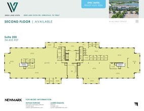 2850 Lake Vista Dr, Lewisville, TX à louer Plan d’étage– Image 1 sur 1