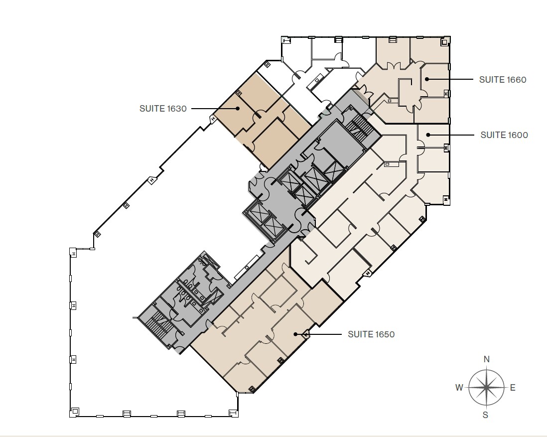 501 W Broadway, San Diego, CA à louer Plan d’étage– Image 1 sur 1