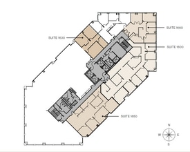 501 W Broadway, San Diego, CA à louer Plan d’étage– Image 1 sur 1