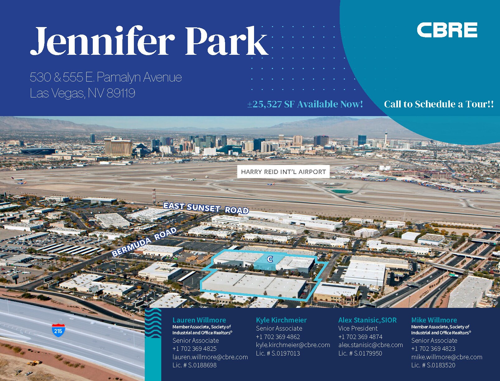 530 E Pamalyn Ave, Las Vegas, NV à louer Aérien– Image 1 sur 4