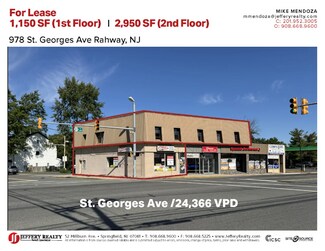 Plus de détails pour 978 Saint Georges Ave, Rahway, NJ - Bureau, Local commercial à louer