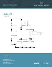 2 Bethesda Metro Ctr, Bethesda, MD à louer Plan d’étage– Image 1 sur 1