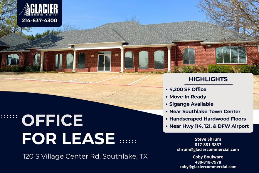 120 S Village Center Rd, Southlake, TX à louer - Photo de l’immeuble – Image 1 sur 4