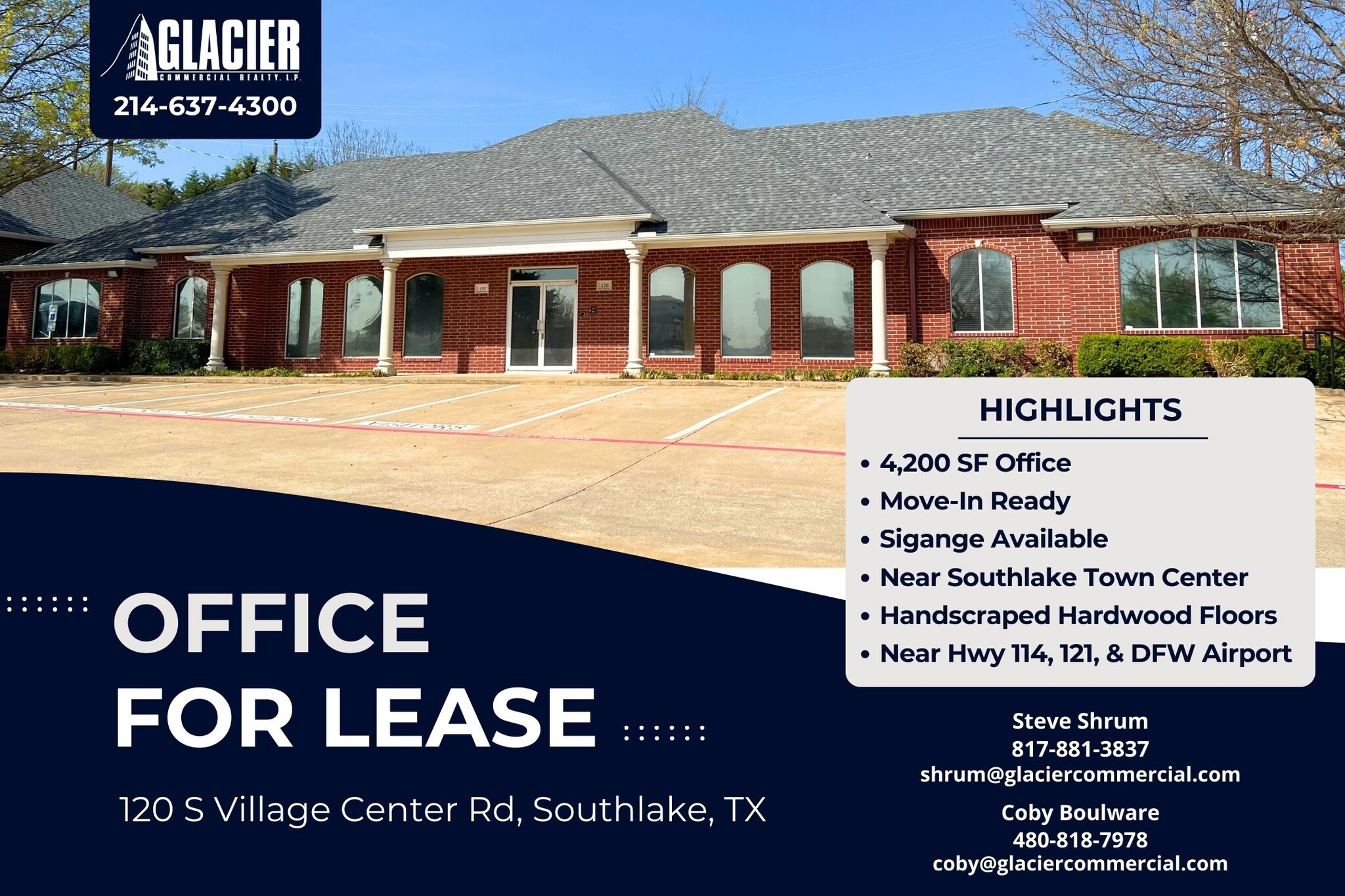 120 S Village Center Rd, Southlake, TX à louer Photo de l’immeuble– Image 1 sur 5