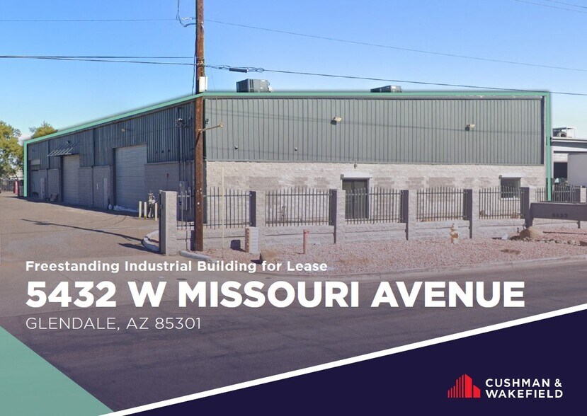 5432 W Missouri Ave, Glendale, AZ à louer - Photo de l’immeuble – Image 1 sur 3