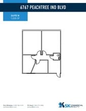 6767 Peachtree Industrial Blvd, Peachtree Corners, GA à louer Plan de site– Image 2 sur 2