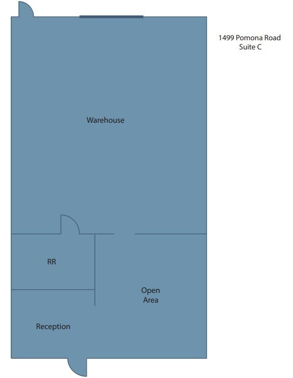 1485-1499 W Pomona Rd, Corona, CA à louer Plan d’étage– Image 1 sur 1