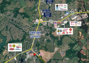 401 Germanna Hwy, Culpeper, VA - Vue aérienne vue de carte