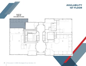 12950 Worldgate Dr, Herndon, VA à louer Plan d’étage– Image 1 sur 1