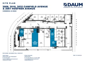 2000-2032 Camfield Ave, Commerce, CA à louer Plan de site– Image 1 sur 2