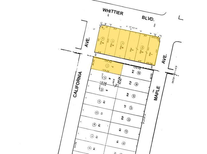 1501 W Whittier Blvd, Montebello, CA à vendre - Plan cadastral – Image 3 sur 32