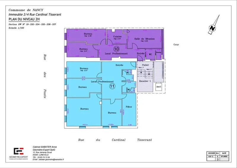 Bureau dans Nancy à louer - Plan d’étage – Image 2 sur 2