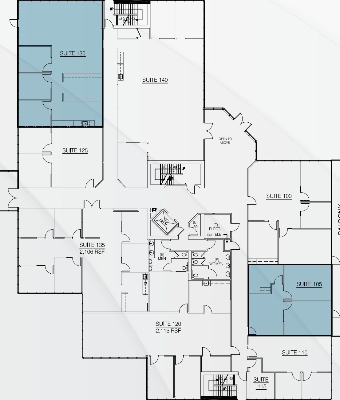 1550 Parkside Dr, Walnut Creek, CA à louer Plan d’étage– Image 1 sur 1