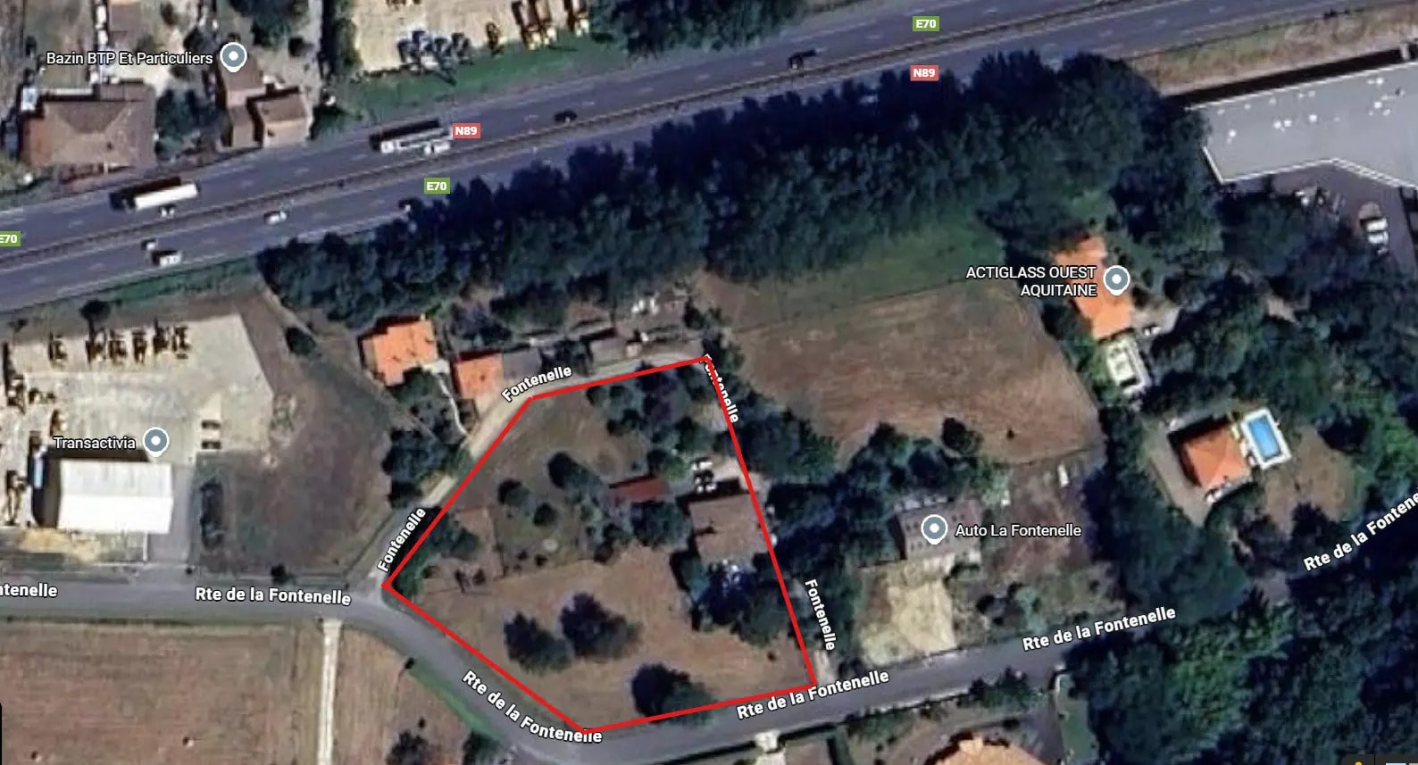 Route De La Fontenelle, Montussan à vendre Aérien– Image 1 sur 3