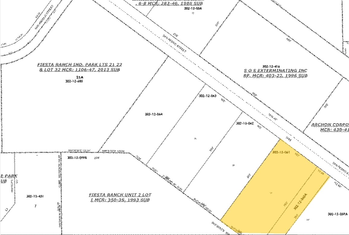 1227 San Pedro St, Gilbert, AZ à louer Plan cadastral– Image 1 sur 4