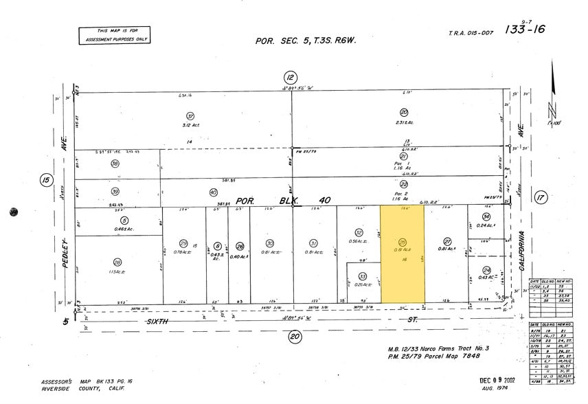 343 6th St, Norco, CA à louer - Plan cadastral – Image 2 sur 3