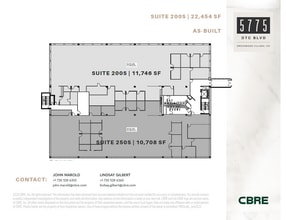 5775 DTC Blvd, Greenwood Village, CO à louer Plan d’étage– Image 1 sur 1