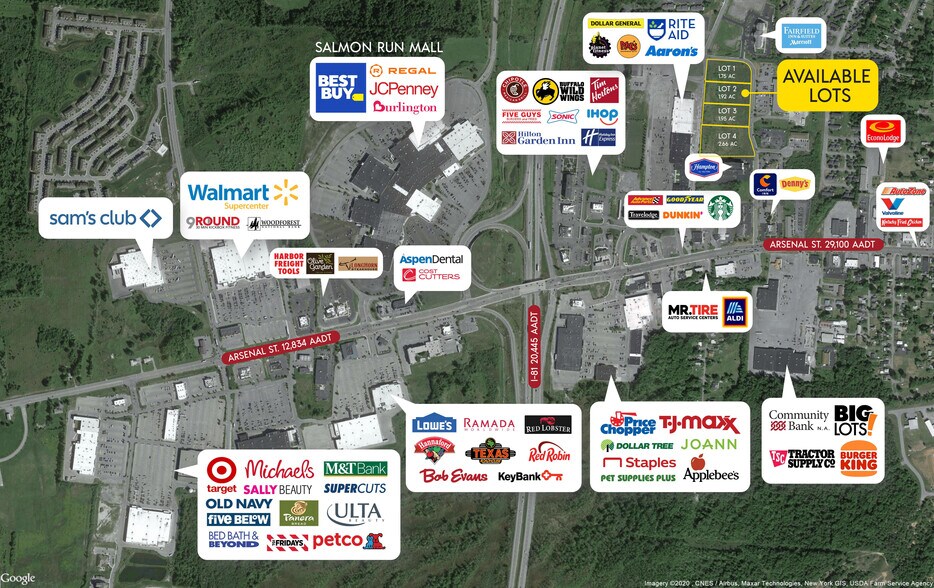 Commerce Dr, Watertown, NY à louer - Aérien – Image 2 sur 6