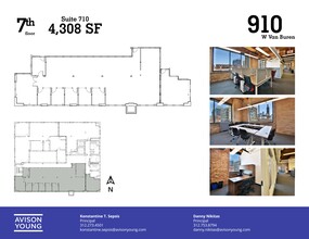 910 W Van Buren St, Chicago, IL à louer Plan de site– Image 1 sur 2