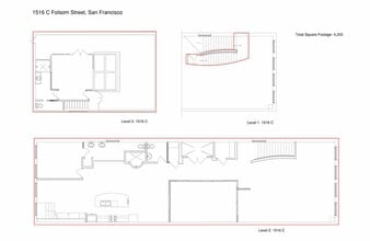 1516 Folsom St, San Francisco, CA à louer Plan d’étage– Image 1 sur 9