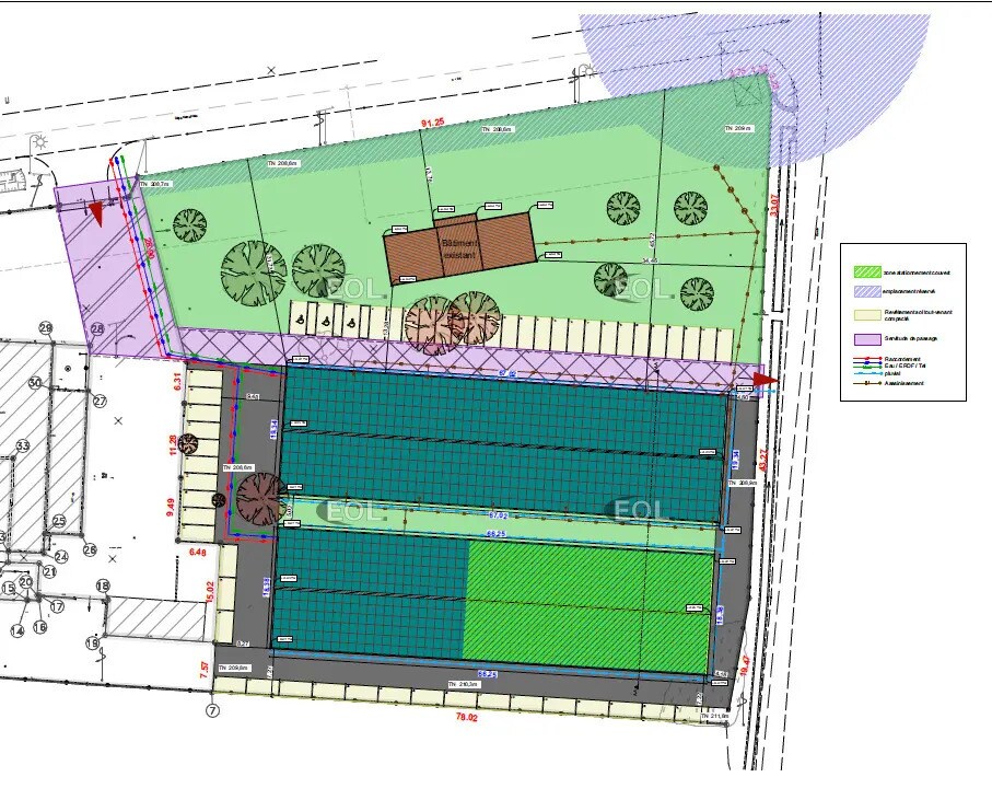 Local d'activités dans Meyrargues à vendre Plan de site– Image 1 sur 3
