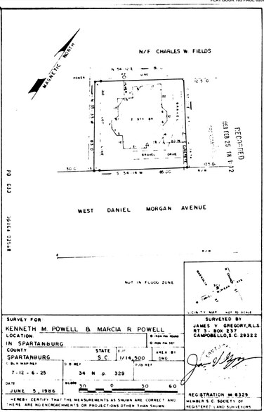 300 N Church St, Spartanburg, SC à vendre - Plan cadastral – Image 3 sur 32