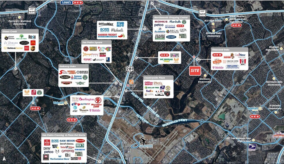 15045 Jones Maltsberger Rd, San Antonio, TX à vendre - Aérien – Image 2 sur 5