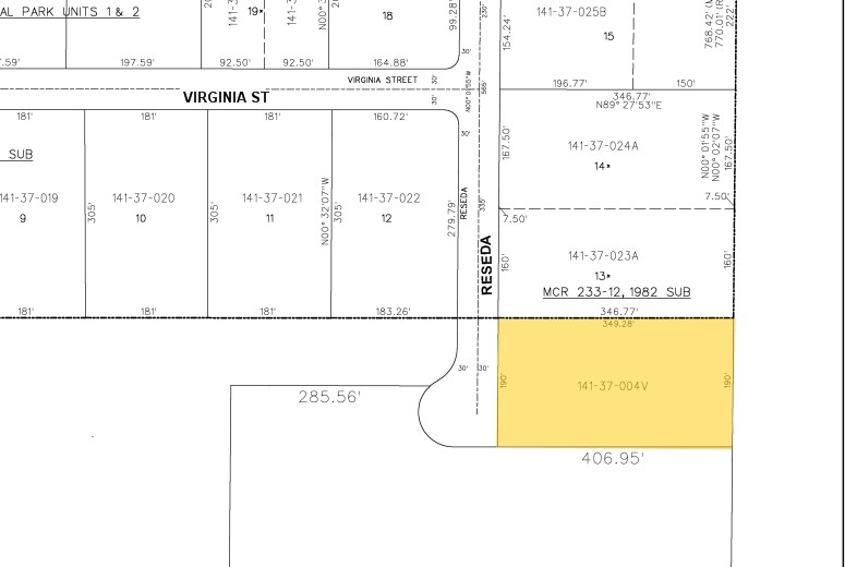 3321 N Reseda, Mesa, AZ à louer - Plan cadastral – Image 2 sur 3