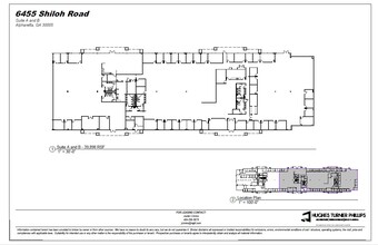 6455 Shiloh Rd, Alpharetta, GA à louer Plan d’étage– Image 2 sur 2