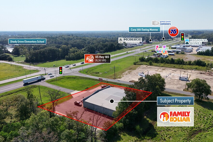 3296 Hwy 165 S, Monroe, LA à vendre - Photo de l’immeuble – Image 3 sur 4