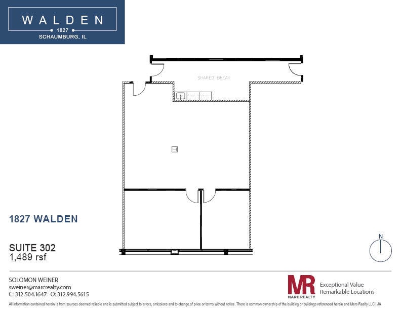 1827 Walden Office Sq, Schaumburg, IL à louer Plan d’étage– Image 1 sur 1