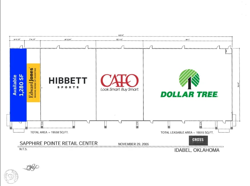 1911 SE Washington St, Idabel, OK à louer Plan de site– Image 1 sur 1
