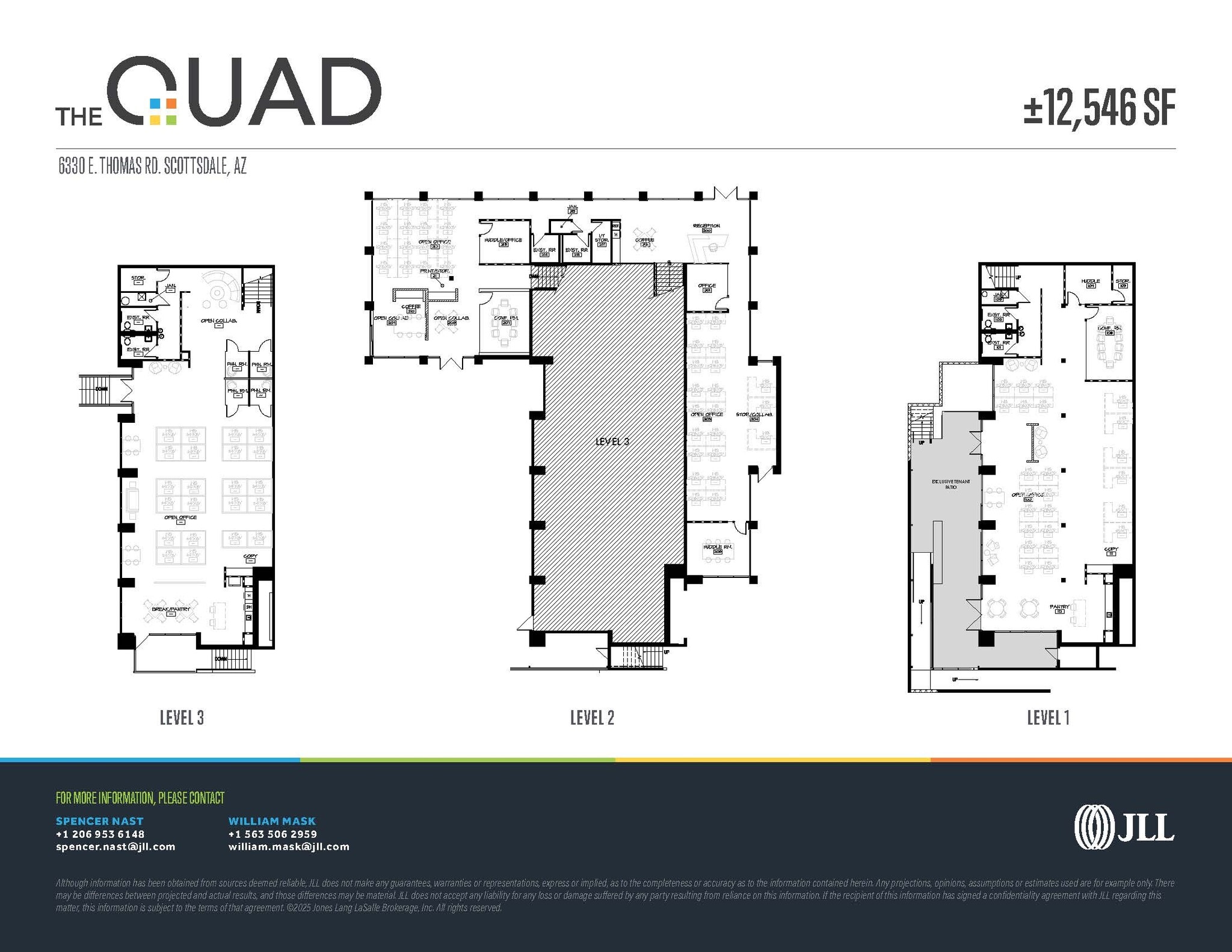 6320 E Thomas Rd, Scottsdale, AZ à louer Plan d’étage– Image 1 sur 1