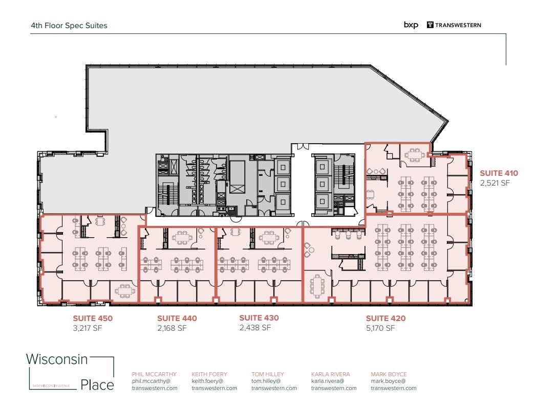 5404 Wisconsin Ave, Chevy Chase, MD à louer Plan d’étage– Image 1 sur 1