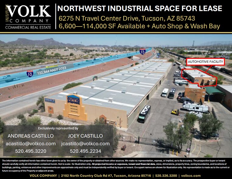 6275 N Travel Center Dr, Tucson, AZ à louer - Photo de l’immeuble – Image 1 sur 6