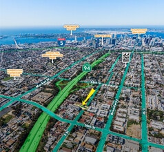 0 E St, San Diego, CA - VUE AÉRIENNE vue de carte