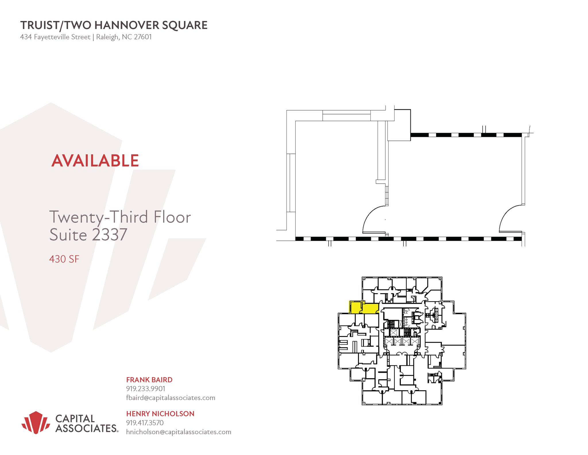 434 Fayetteville St, Raleigh, NC à louer Photo intérieure– Image 1 sur 1
