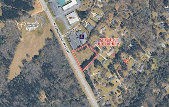 300 Pearl Drive NE Dr, Milledgeville, GA - Vue aérienne vue de carte - Image1