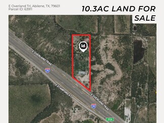 Plus de détails pour 10.3AC East Overland Trail, Abilene, TX - Terrain à vendre