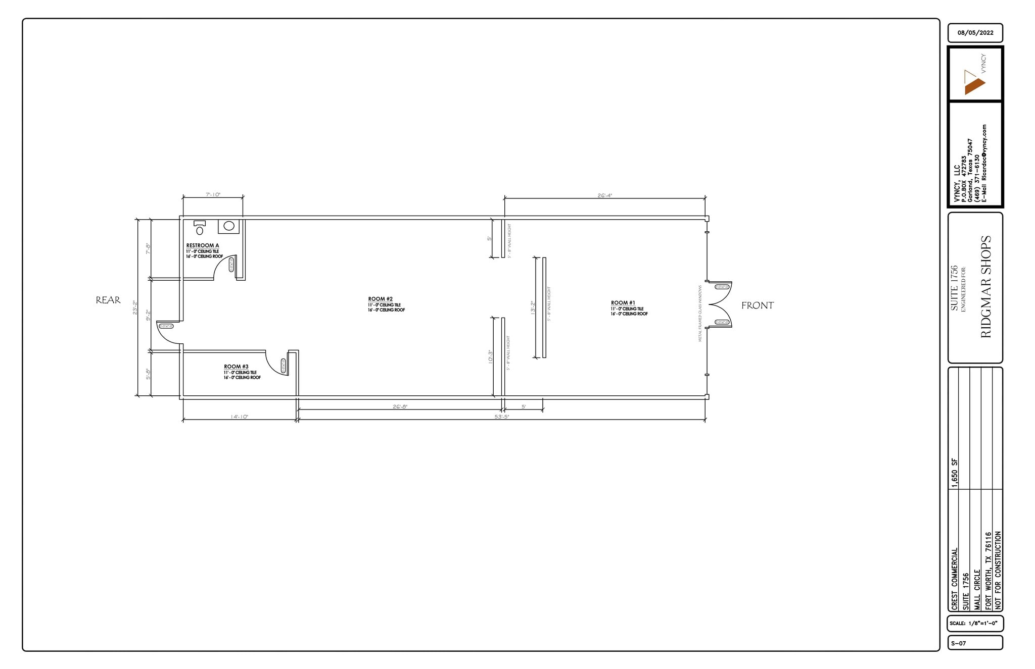 1700-1760 Mall Cir, Fort Worth, TX à louer Plan de site– Image 1 sur 1