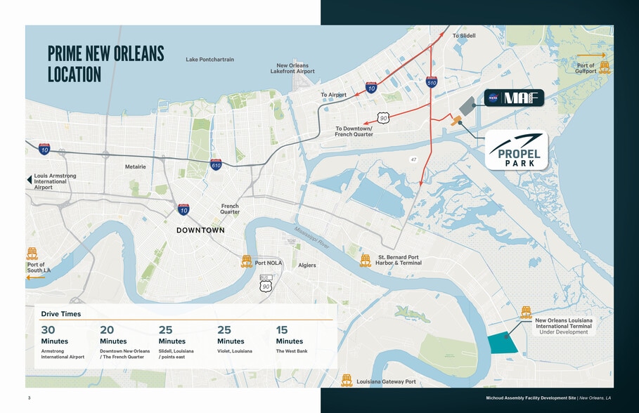 Michoud Facility Rd, New Orleans, LA à louer - Photo de l’immeuble – Image 2 sur 3